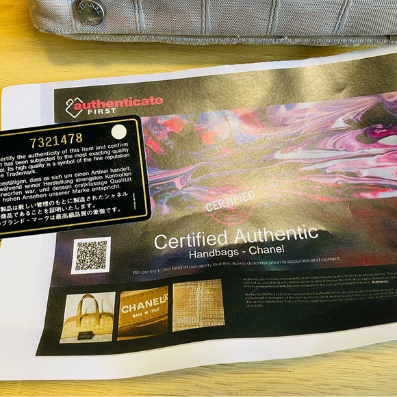 Chanel Vintage Travel Line Nylon Bowling Bag Authentic - Picture 8 of 17